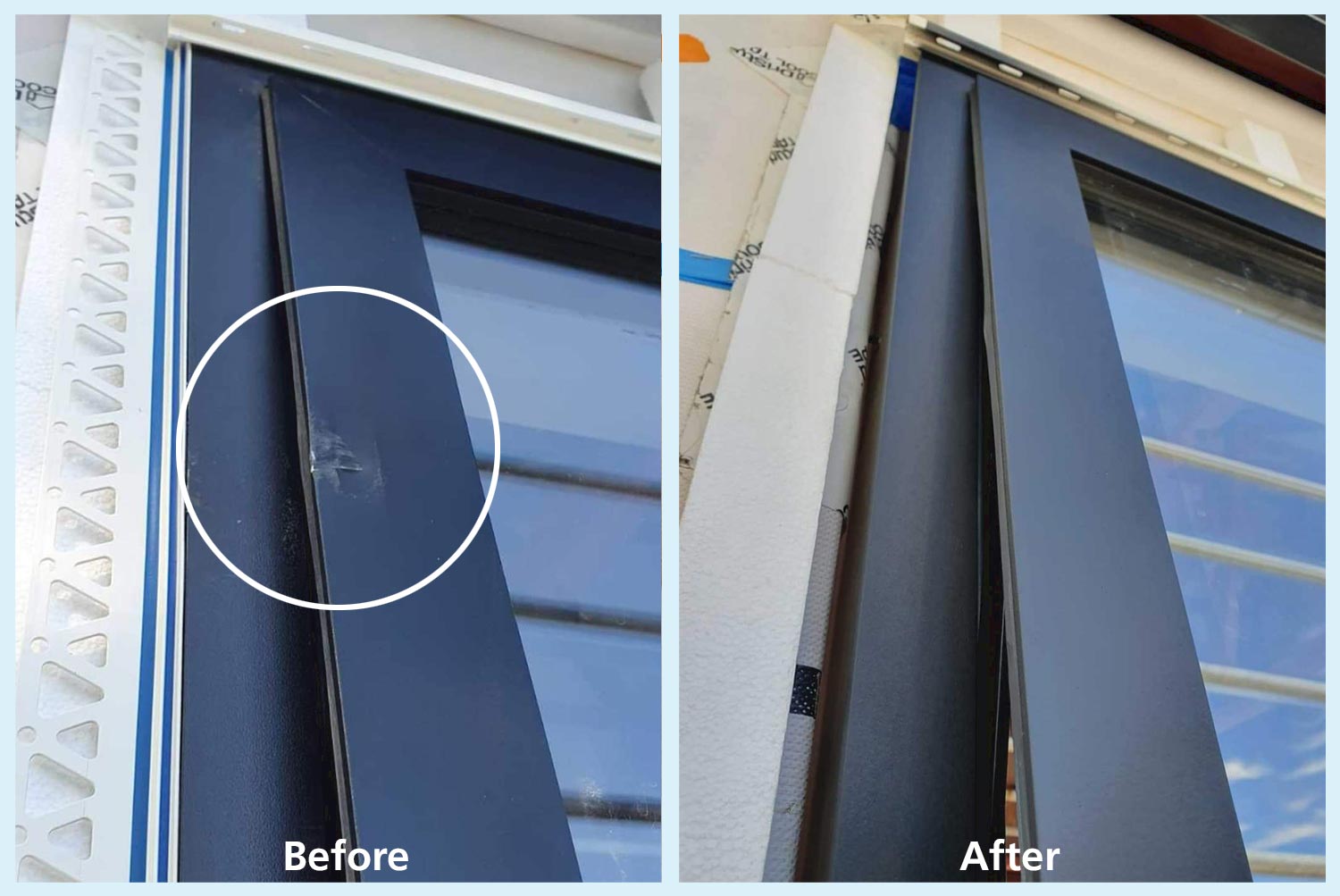 repair damaged window frames