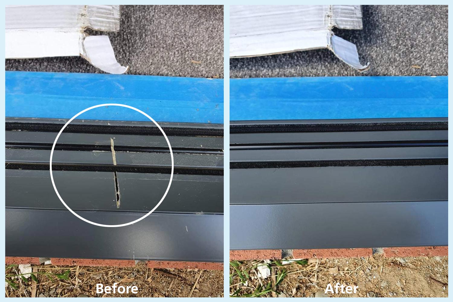 repair damaged window frames